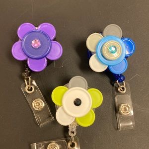 Retractable name badge reels!